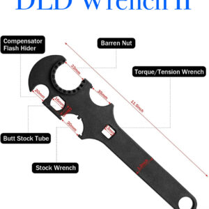 dld, dld hardware, castle nut wrench, armorers wrench, castle nut, buffer tube, buffer wrench, gunsmith wrench, tapco wrench