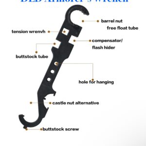 castle nut wrench, armorors wrench, armorers wrench, ar15 wrench, castle nut, buffer tube wrench, ar10 wrench, buffer wrench